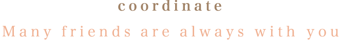coordinate Many friends are always with you